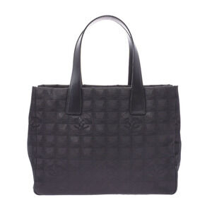 CHANEL Tote Black Glitter Bag
